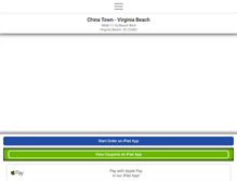 Tablet Screenshot of chinatownvirginiabeach.com